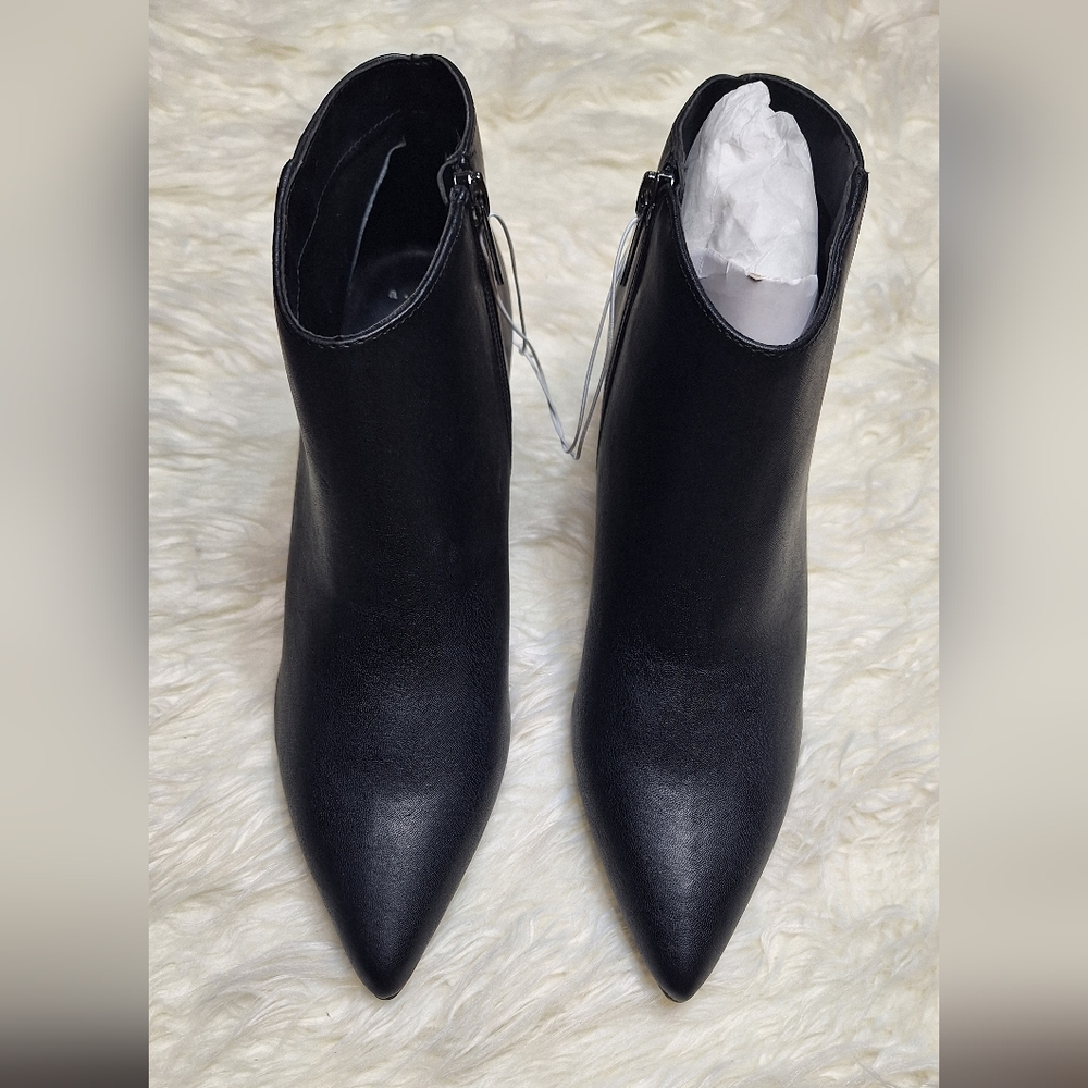 a new day Black Ankle Boots kitten heel NWT - Picture 5 of 7